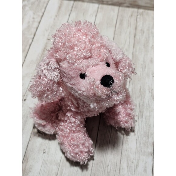 Unipak Pink Dog Plush Lot of 2 Ganz Stuffed Animal Toys - Picture 4 of 11